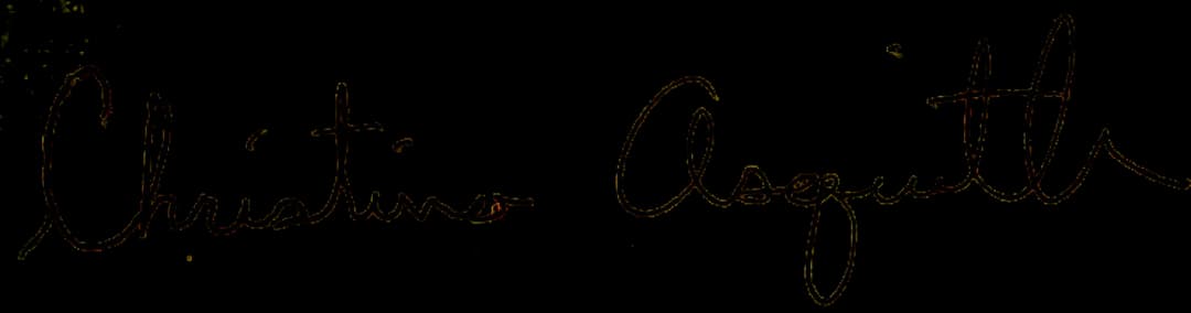 Signature de Christina